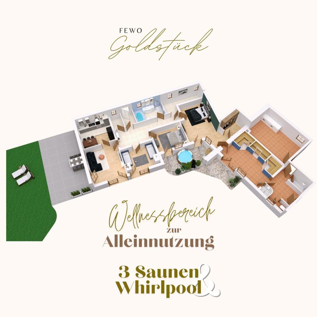 Fewo Goldstueck Mit Privatem Spa Und Whirlpool Grafenau  Zewnętrze zdjęcie